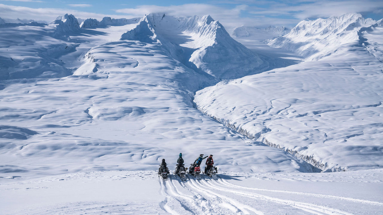 YouTube video - Ski-Doo Rad Rides E2 - Sled-skiing in Alaska