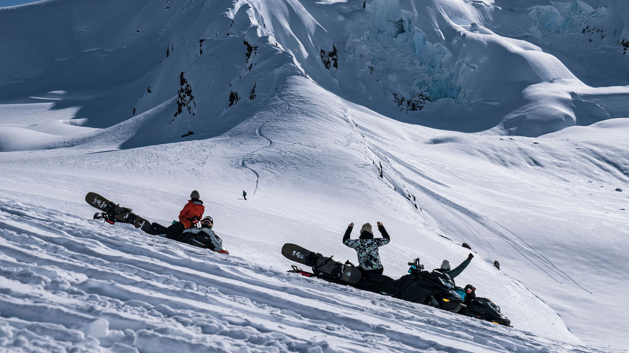 YouTube video - Ski-Doo Rad Rides - Sled-skiing in Alaska