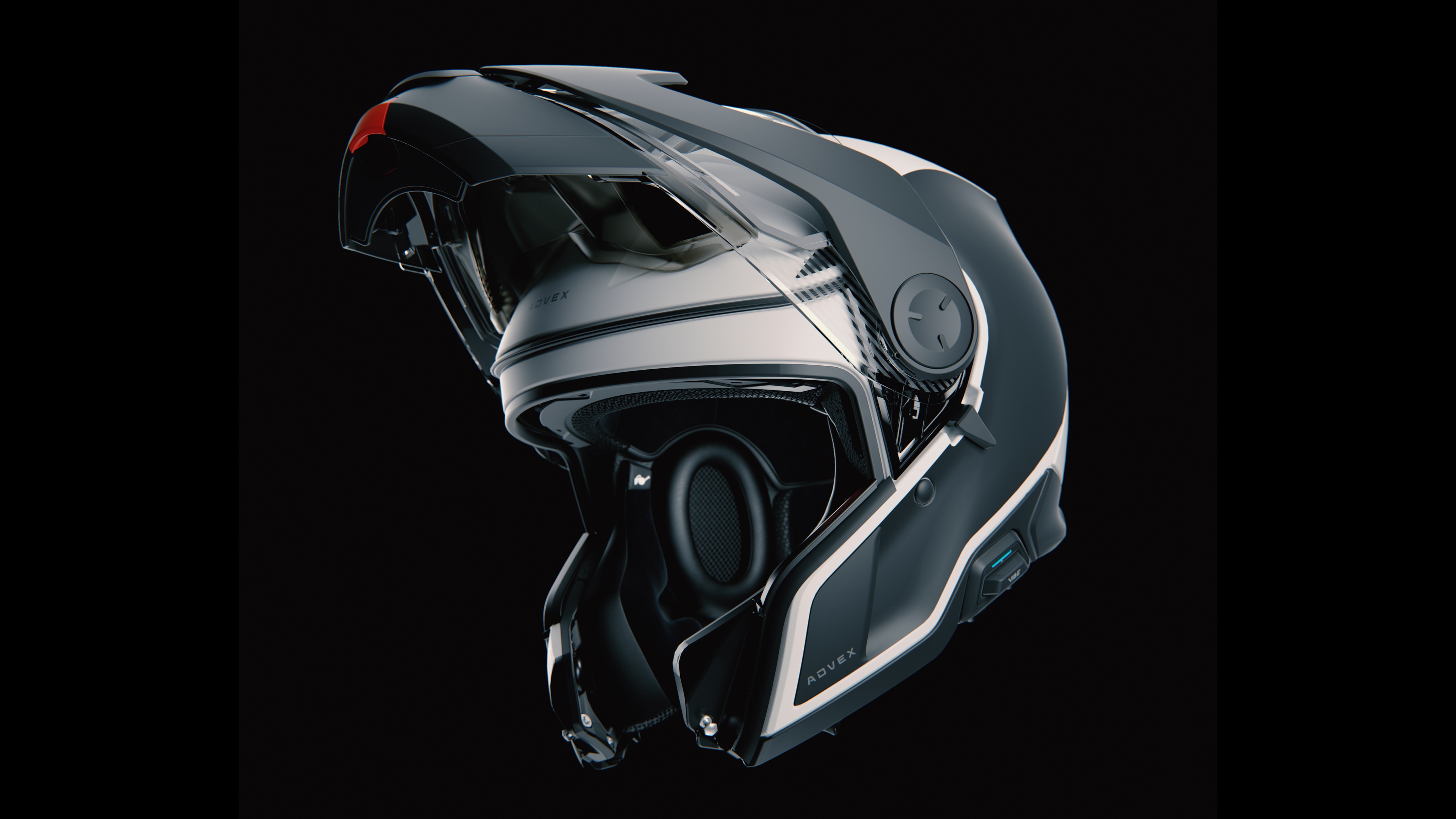 ジェットパイロットのヘルメットからインスピレーションを得たAdvexヘルメット