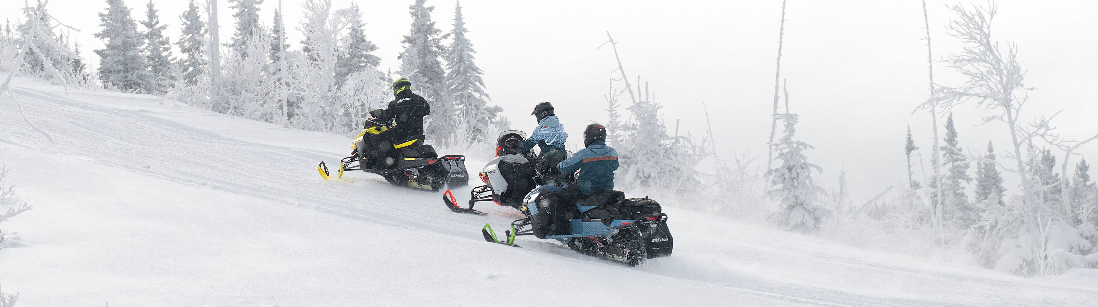 3 riders with the 2022 Ski-Doo Lineup