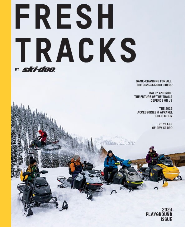Cover of the Ski-Doo 2023 Magazine