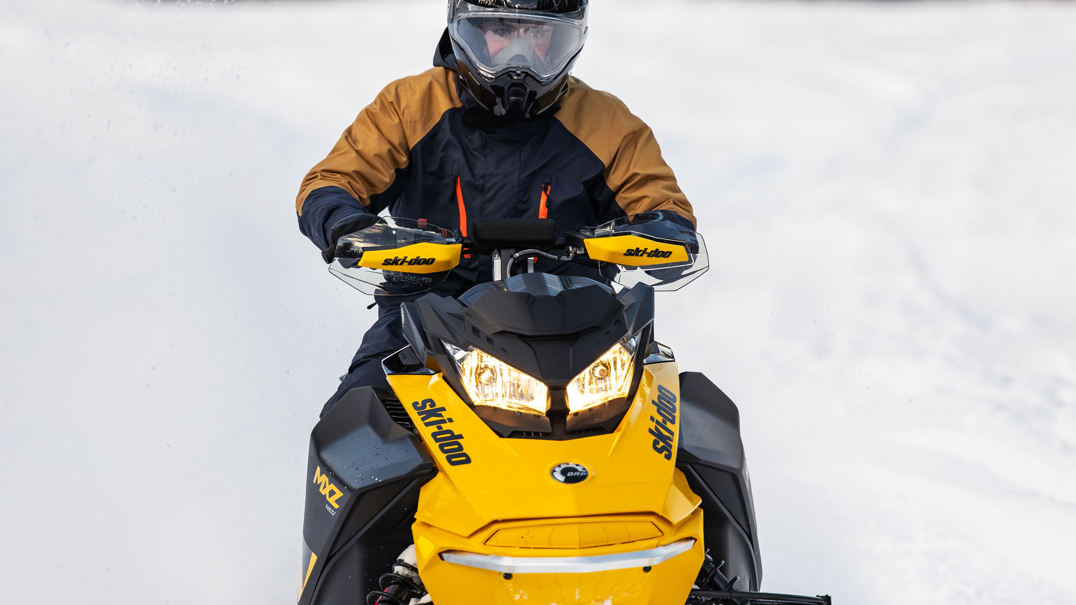 Man wearing MCode 3-in-1 Jacket during a Ski-Doo Ride